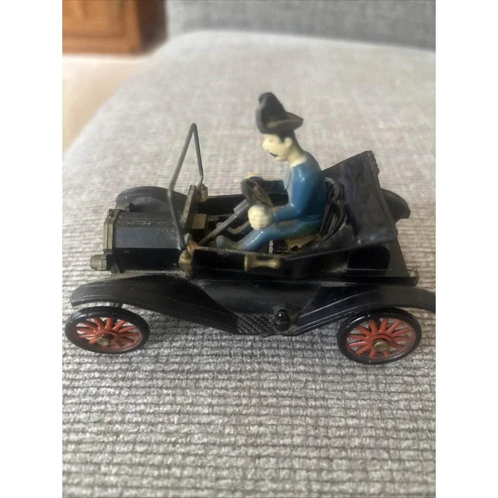 Vintage Model T 1910 Ford Roadster Plastic With Driver 1950s